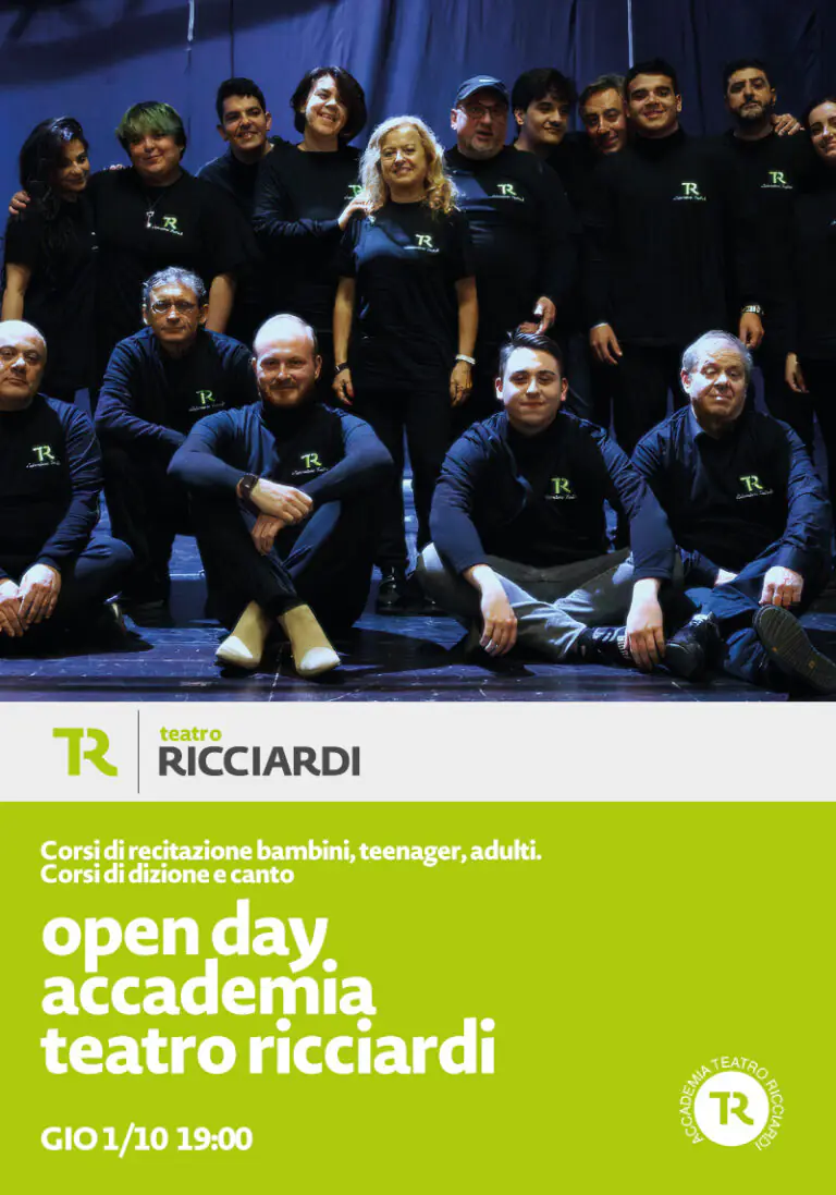 Open Day al Ricciardi: riparte la scuola di Teatro