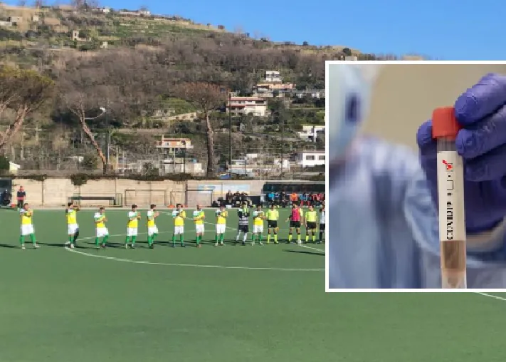 Calciatore del Marcianise positivo al Covid: squadra e dirigenza in isolamento