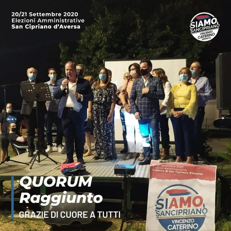Nel Casertano c’è il primo sindaco eletto: “Raggiunto il quorum”