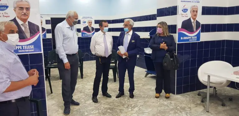 La visita di Ettore Rosato al comitato di Telese
