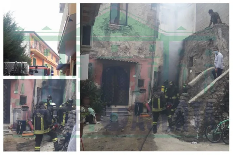 Lascia la stufa accesa e la casa va a fuoco