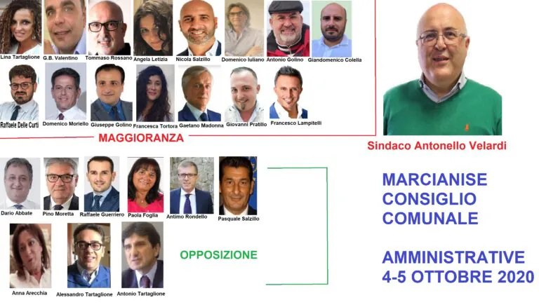 TUTTI I NOMI E LE FOTO. Ecco il nuovo consiglio comunale di Marcianise