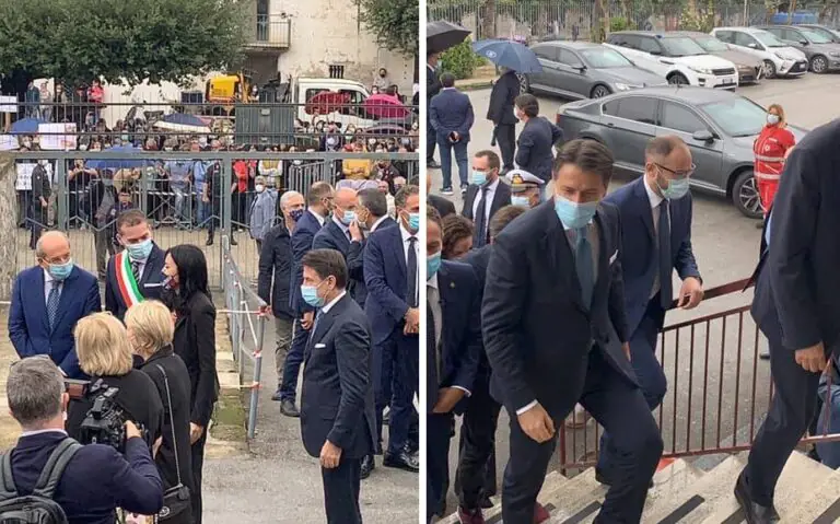Covid, l’annuncio di Conte a San Felice: “Emergenza sarà prorogata”