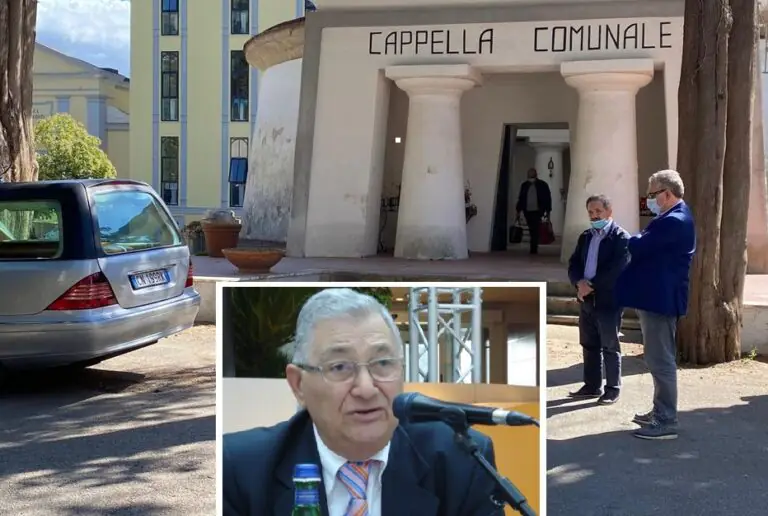 Ex presidente della Pro loco muore col Covid: lo straziante saluto del sindaco alla bara