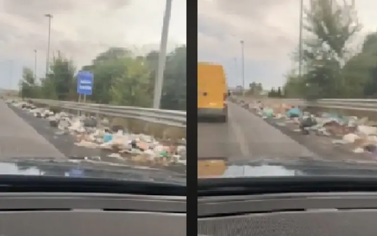 Zona industriale affonda tra i cumuli di rifiuti. IL VIDEO