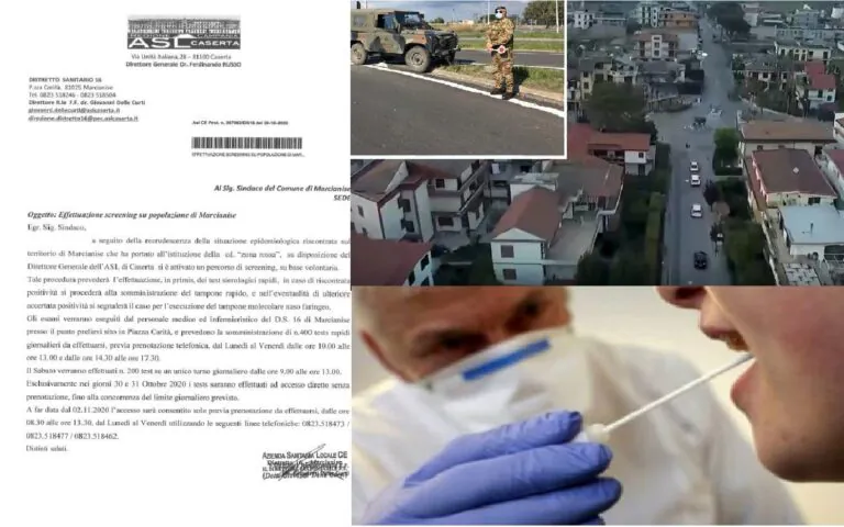 Zona rossa, ecco come partecipare allo screening: 400 test rapidi al giorno