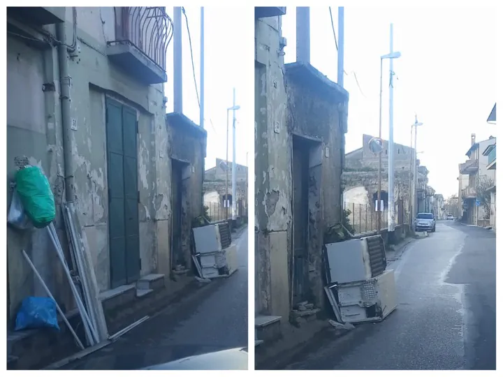 Ingombranti da settimane restringono la carreggiata: cittadini infuriati. IL COMUNE INTERVIENE