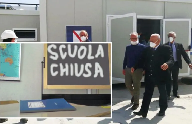 De Luca ha deciso: l’11 gennaio si torna (in pochi) a scuola in Campania. TUTTE LE DATE