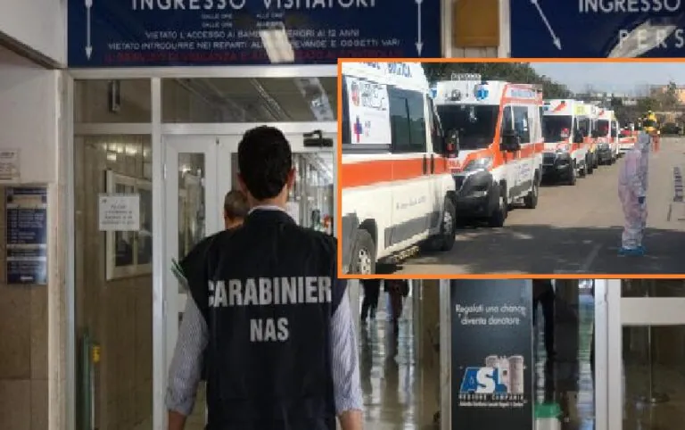 Blitz dei Nas tra Napoli e Caserta, scoperte 46 ambulanze irregolari