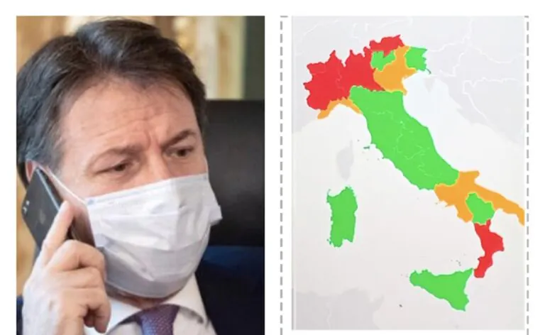 Arriva il nuovo dpcm di Conte, l’Italia divisa in tre aree: cosa sarà vietato e i negozi chiusi nelle diverse fasce