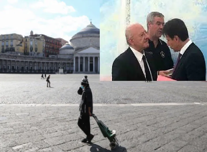 Pronto il “lockdown” leggero per Campania: ristoranti chiusi, parrucchieri aperti. De Luca da Conte per l’ultimo tentativo