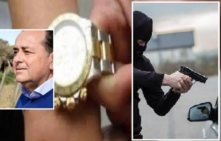 Pistola al volto, ex candidato a sindaco rapinato del Rolex