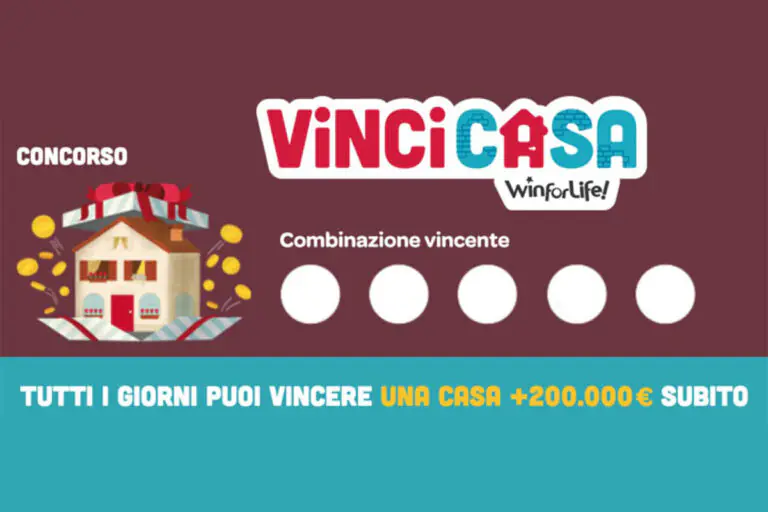 Centra combinazione fortunata e vince casa e soldi