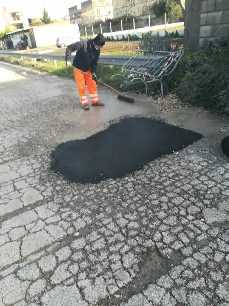Lavori in corso sulla Nazionale Appia