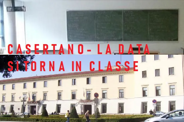 Scuola, fissata la data del rientro nel Casertano: la decisione della Prefettura