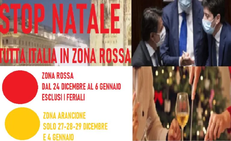 Lockdown dal 24 al 6, saremo liberi solo 4 giorni. Tutto quello che c’è da sapere