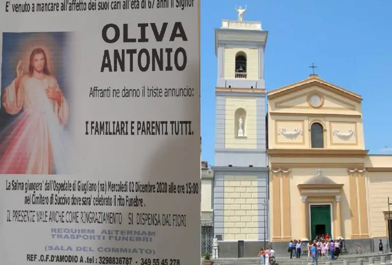 Covid maledetto, addio al sagrestano della chiesa della Trasfigurazione