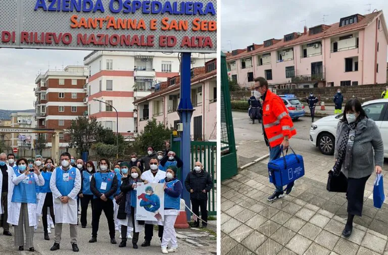 Vaccini, Caserta accelera: somministrate 2525 dosi in 36 ore. La quota totale