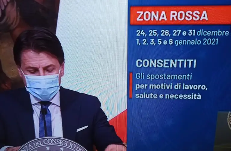 San Silvestro, è scattata di nuovo la zona rossa. Ecco cosa possiamo fare da oggi