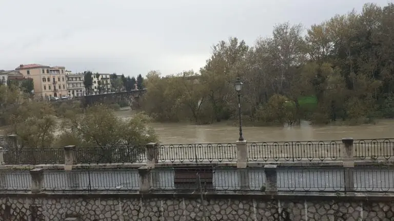 Volturno, livelli superiori agli ultimi anni: la situazione del Ponte Annibale