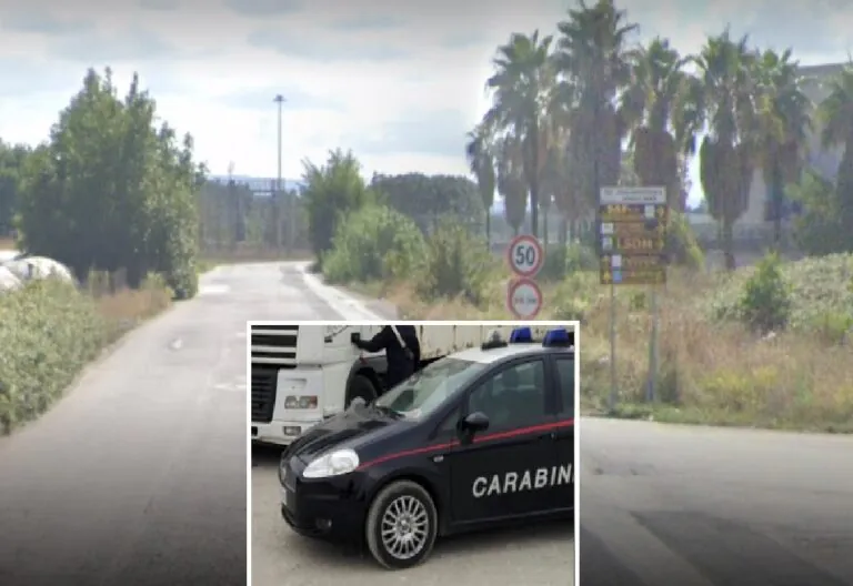Tragedia nella zona Asi: camionista muore durante consegna