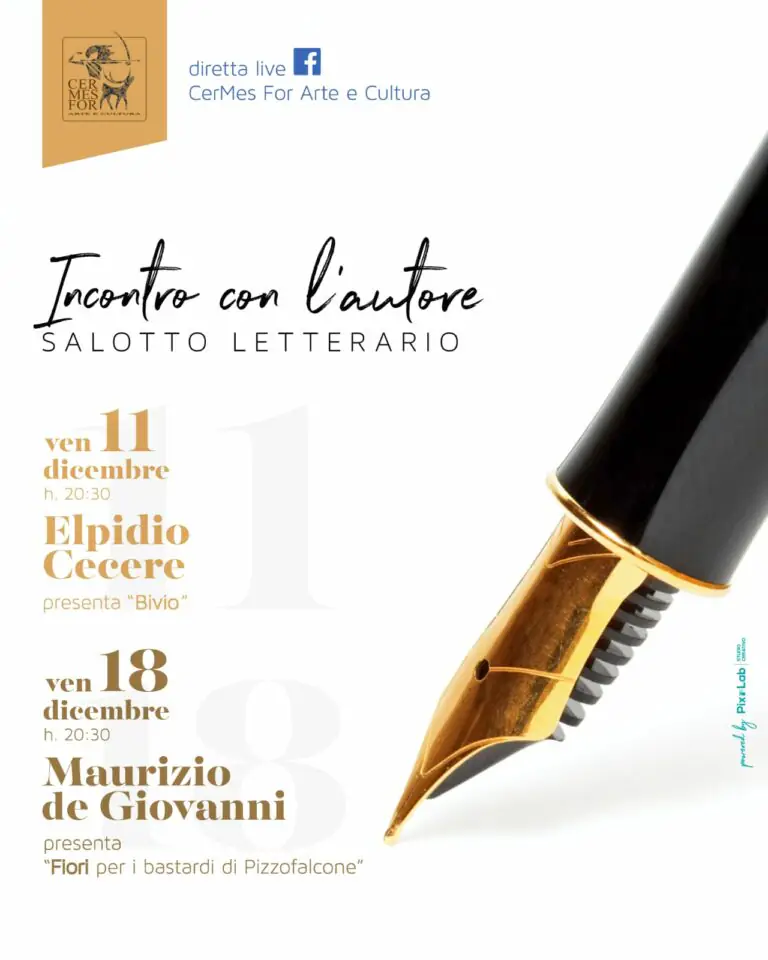 Incontri con l’autore, Cermes ospita Maurizio De Giovanni e Cecere