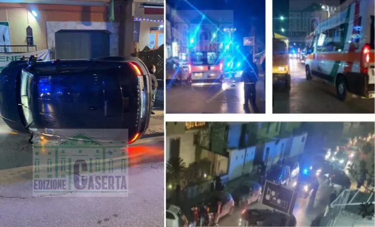 Range Rover con madre e bimbo si ribalta, arrivano i vigili del fuoco. LE FOTO CHOC