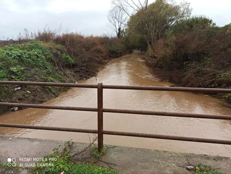 Maltempo nel Casertano, allerta per due corsi d’acqua. FOTO