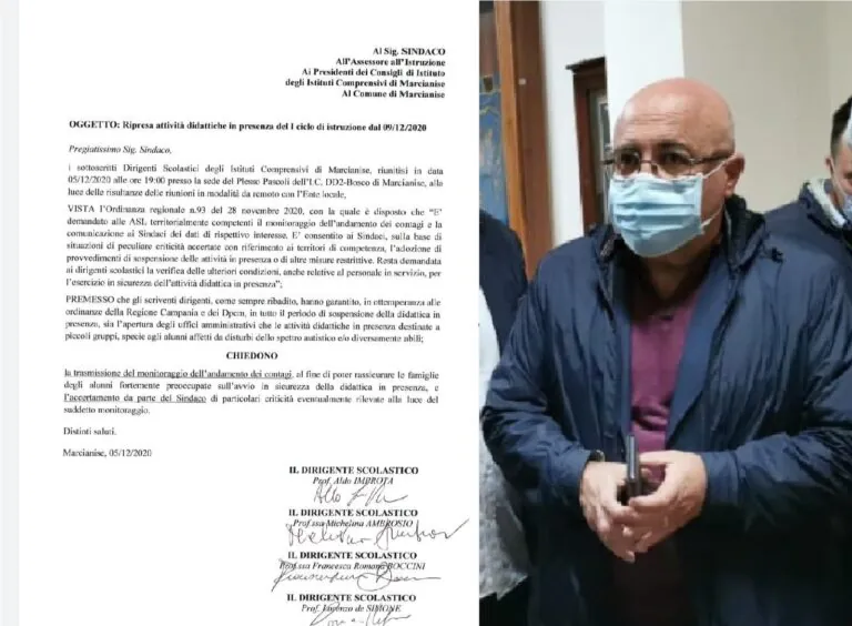 Scuole riaperte, presidi chiedono a Velardi dati del contagio ma lui ribatte: “Non spetta a me”