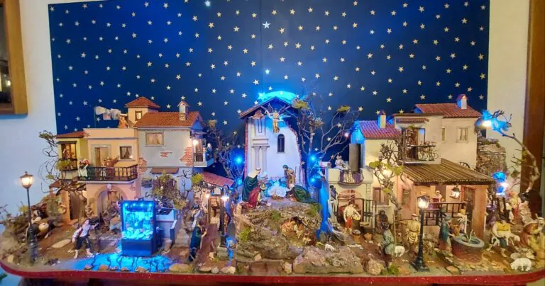 Presepe da esposizione vince il concorso comunale. TUTTE LE FOTO