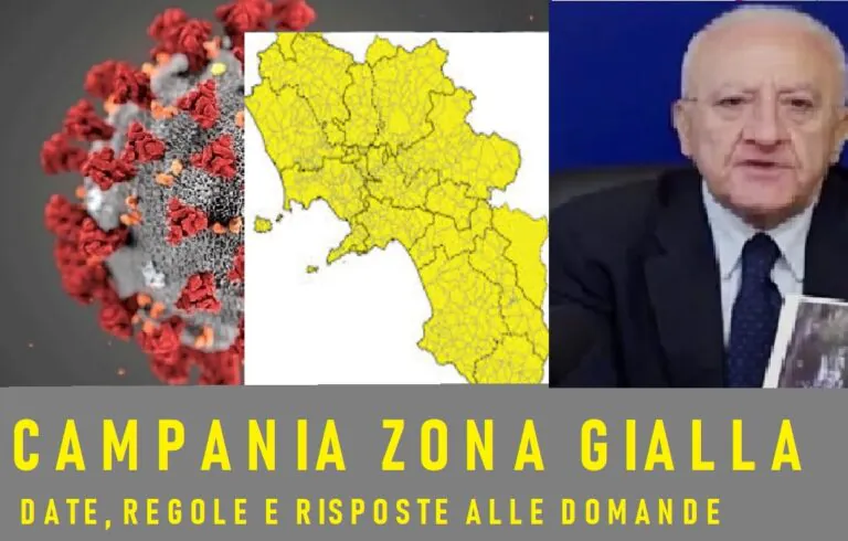 De Luca gela campani: “Zona gialla non sarà liberi tutti. Ricoveri già in aumento”