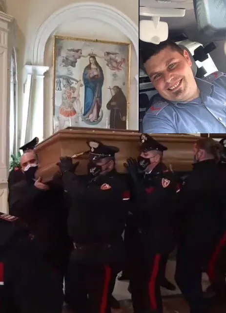 Nel pomeriggio l’ultimo saluto al brigadiere Vozza