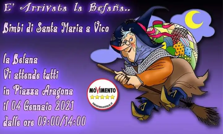 Appuntamento in piazza con la Befana