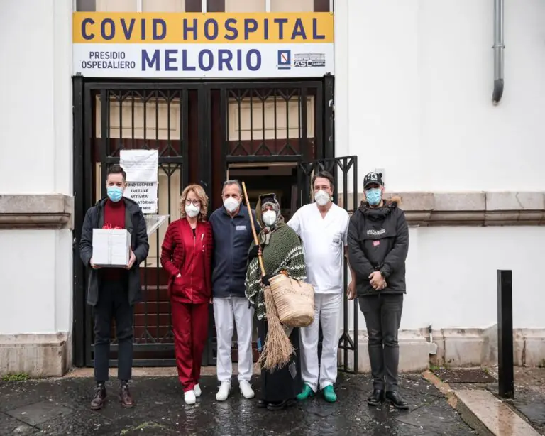 Epifania al Melorio Covid Hospital di Santa Maria Capua Vetere