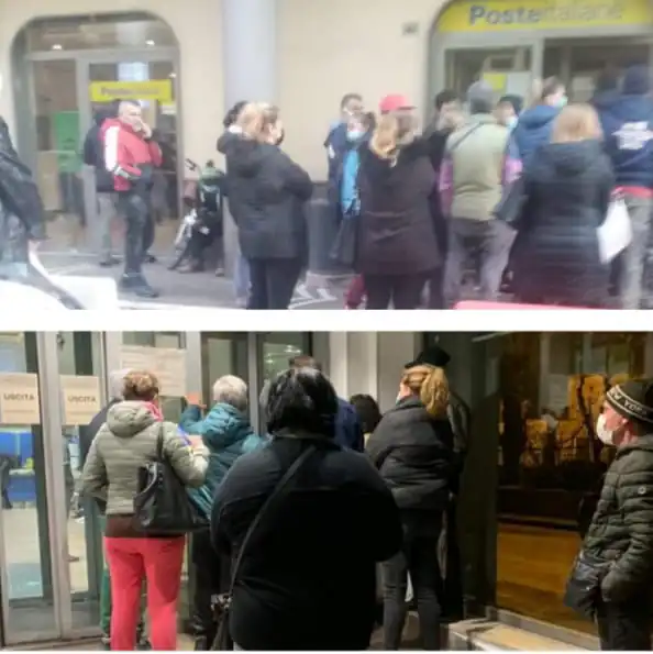 Poste nel caos: assembramenti e file interminabili