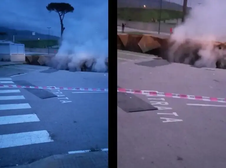 Esplosione all’ospedale, evacuato Covid Center: 3 auto inghiottite. VIDEO CHOC