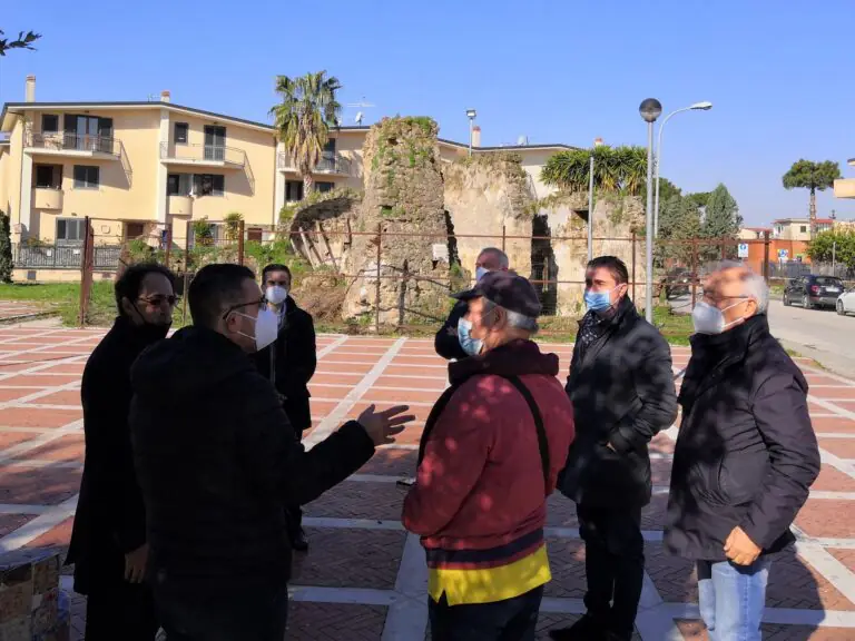 Sopralluogo tecnico alla chiesetta di San Donato. FOTO