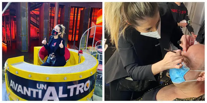 Regina del make up casertano alla corte di Bonolis ad ‘Avanti un altro’. LE FOTO