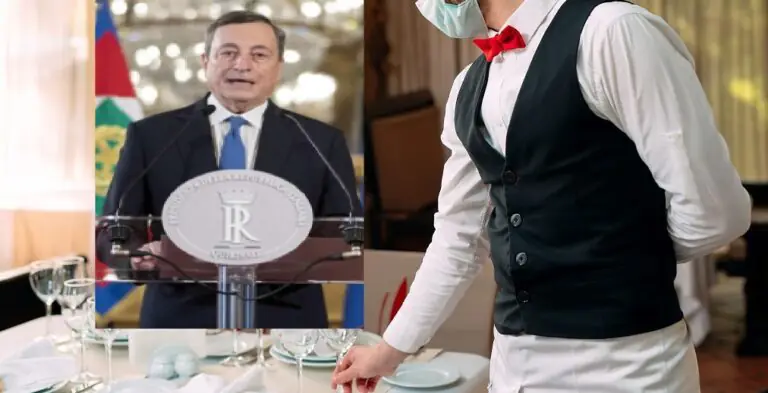 Ristoranti, doppia svolta con Draghi: “Aperti anche a cena in zona gialla”. Tutte le novità
