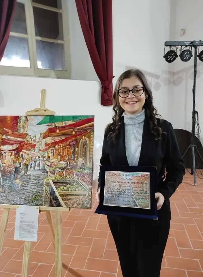 Mariarosaria Ruotolo riceve il premio Federico Del Prete come cittadina attiva