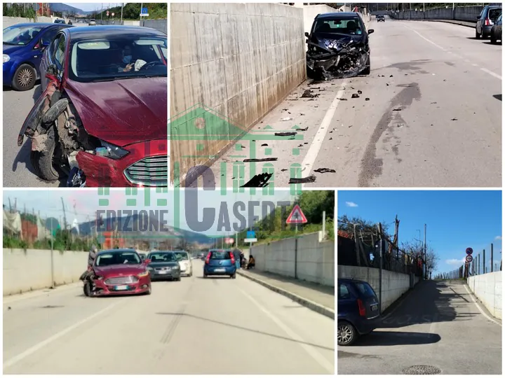 Impatto violento nella strada di collegamento dell’hinterland: 2 feriti