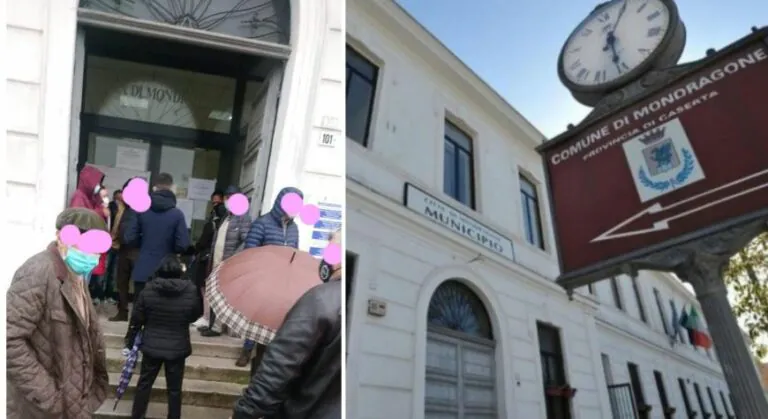 File di cittadini fuori il Municipio: la denuncia