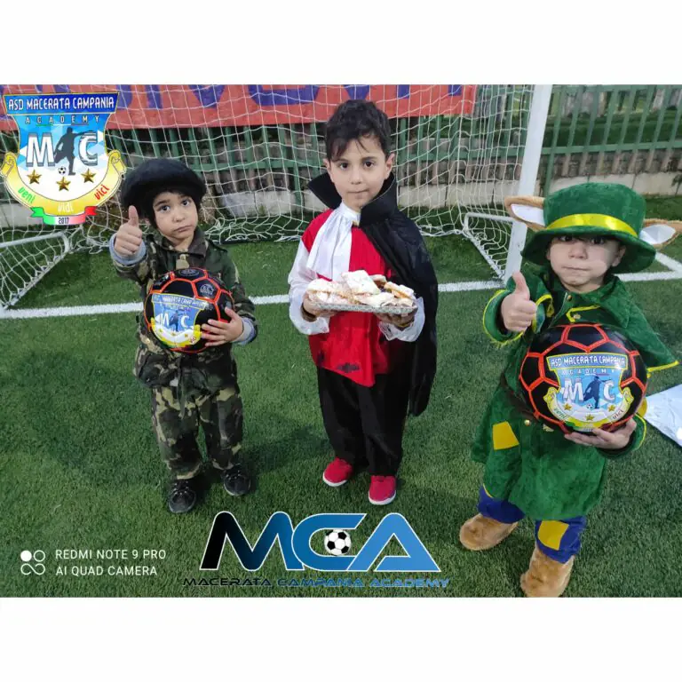 La scuola calcio ASD MACERATA CAMPANIA ACADEMY lancia il Carnevale a Distanza – FOTO