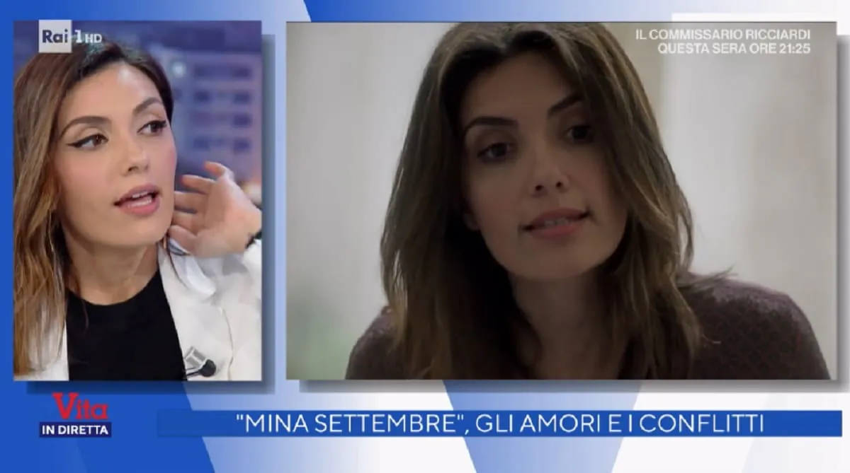 foto di Serena Rossi a La vita in diretta