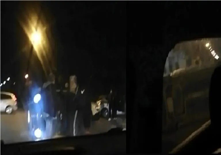 Il punto maledetto. Auto si ribalta dopo urto. IL VIDEO