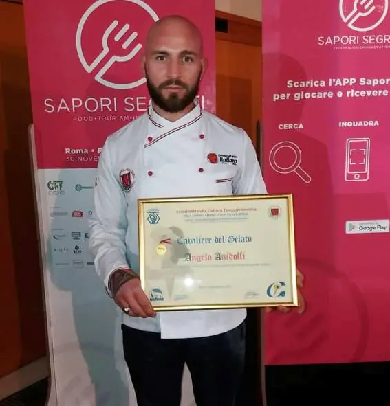 La felicità a Sparanise sa di fondente grazie al cavaliere del gelato Angelo Andolfi