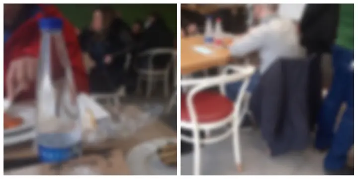 Ristorante aperto nel Casertano: “Siamo mensa aziendale”. Arriva la polizia e chiede lumi. LE FOTO