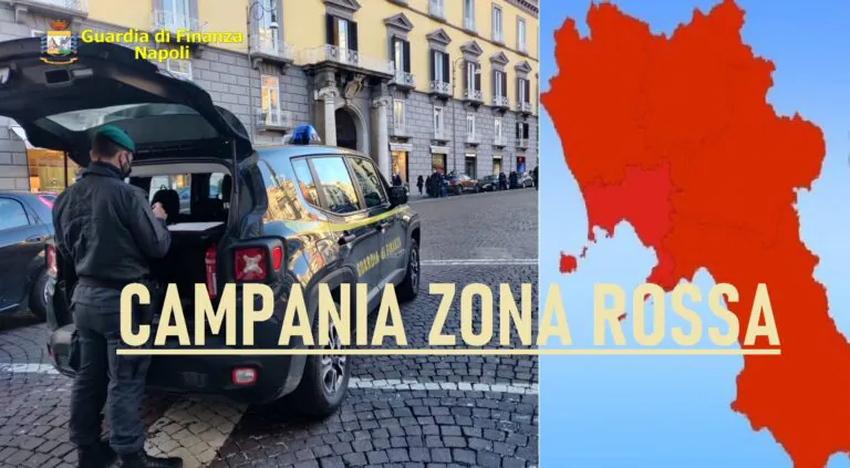 Campania rossa, stretta domenicale nelle città: le restrizioni in atto da domani