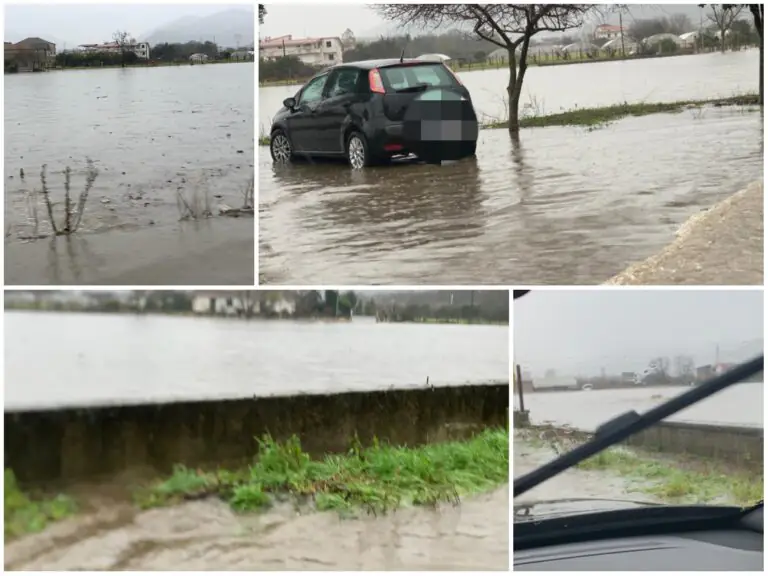 Maltempo, via Cancello travolta dal solito mix acqua e fango