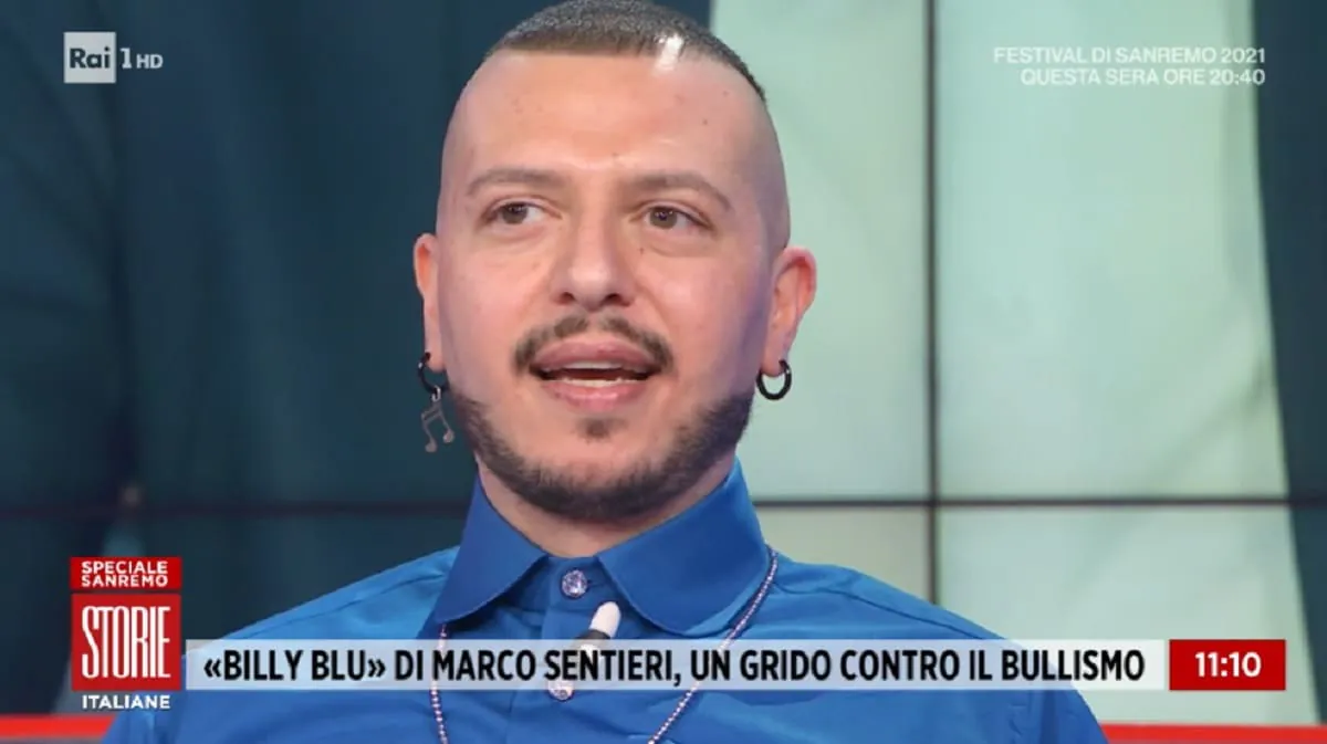 foto Marco Sentieri a Storie Italiane